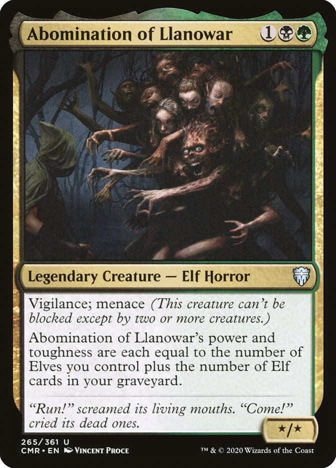 Abomination of Llanowar [Commander Legends] - PokeCharles PokeStore