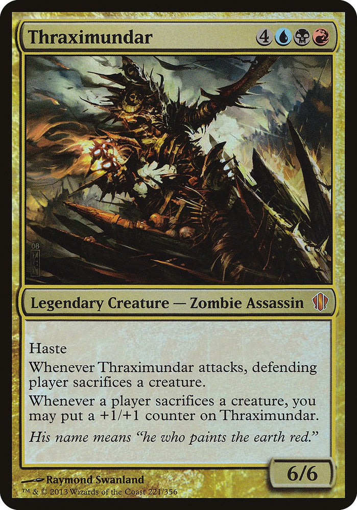 Thraximundar (Oversized) [Commander 2013 Oversized] - PokeCharles PokeStore