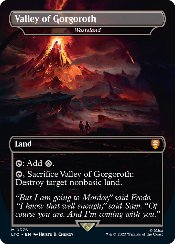 Valley of Gorgoroth - Wasteland [The Lord of the Rings: Tales of Middle-Earth Commander] - PokeCharles PokeStore