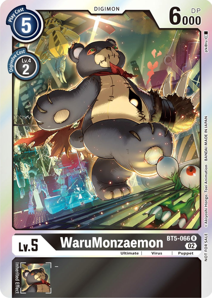 WaruMonzaemon [BT5-066] (Official Tournament Pack Vol. 7) [Battle of Omni Promos] - PokeCharles PokeStore