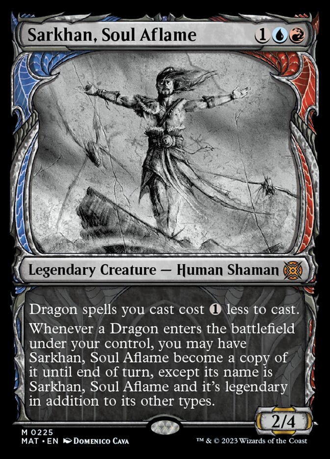 Sarkhan, Soul Aflame (Showcase Halo Foil) [March of the Machine: The Aftermath] - PokeCharles PokeStore