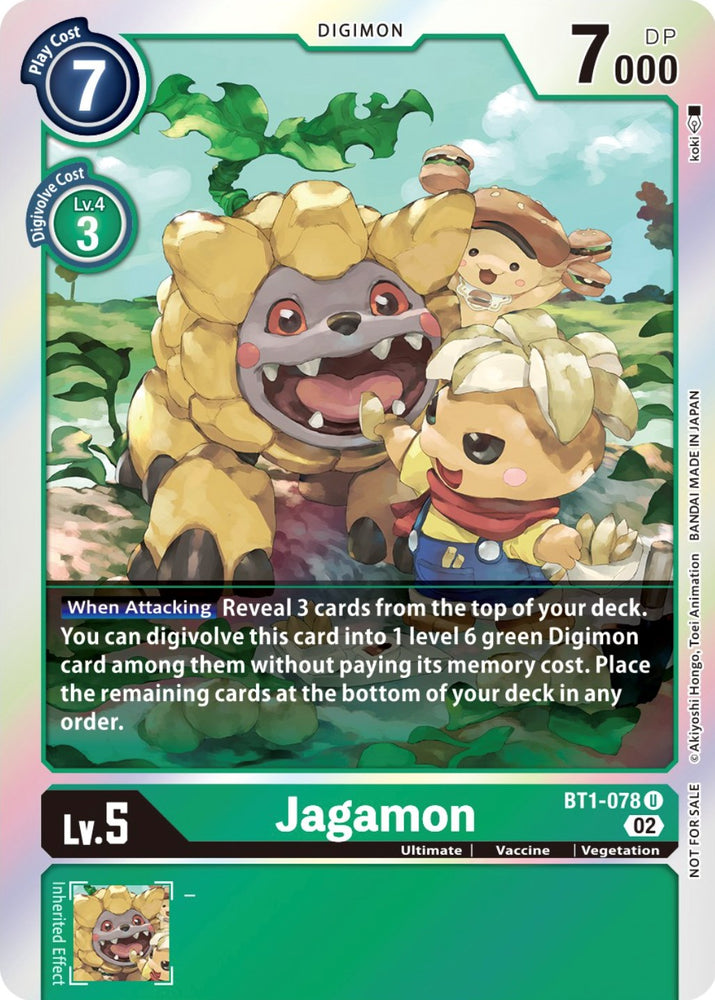 Jagamon [BT1-078] (Official Tournament Pack Vol. 7) [Release Special Booster Promos] - PokeCharles PokeStore