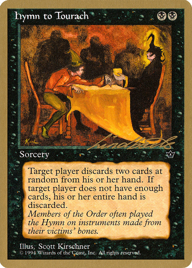 Hymn to Tourach (Table) (Leon Lindback) [Pro Tour Collector Set] - PokeCharles PokeStore