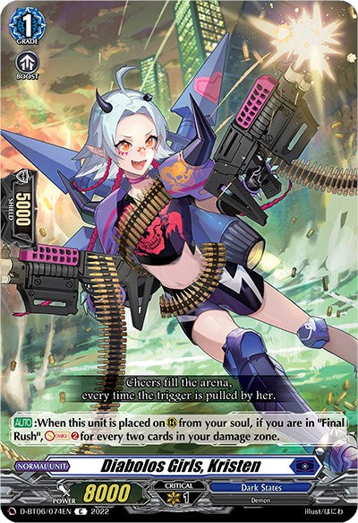 Diabolos Girls, Kristen (D-BT06/074EN) [Blazing Dragon Reborn] - PokeCharles PokeStore