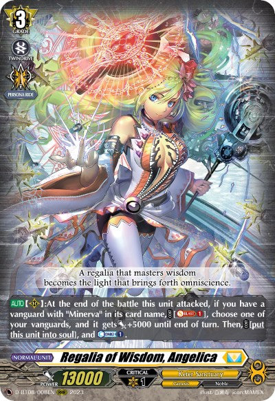 Regalia of Wisdom, Angelica (D-BT08/008EN) [Minerva Rising] - PokeCharles PokeStore