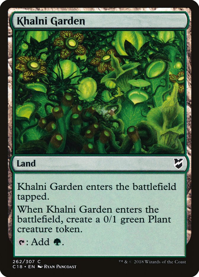 Khalni Garden [Commander 2018] - PokeCharles PokeStore