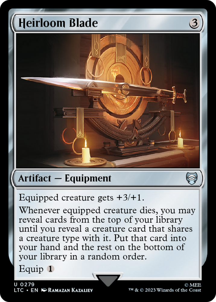 Heirloom Blade [The Lord of the Rings: Tales of Middle-Earth Commander] - PokeCharles PokeStore