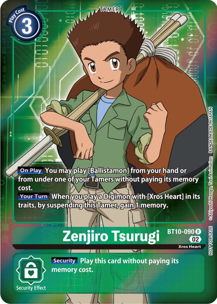 Zenjiro Tsurugi [BT10-090] (Box Topper) [Xros Encounter] - PokeCharles PokeStore