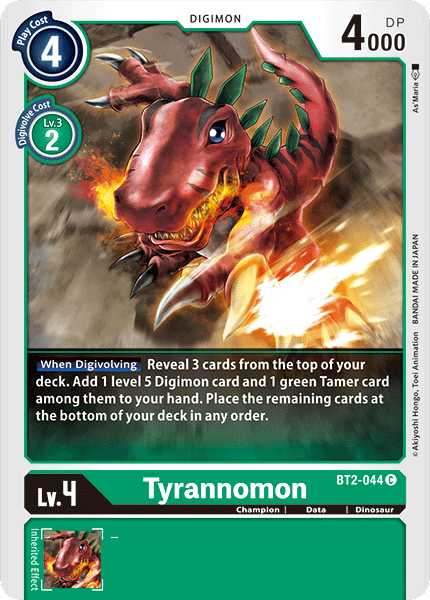 Tyrannomon [BT2-044] [Release Special Booster Ver.1.0] - PokeCharles PokeStore