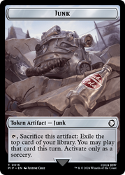 Junk // Squirrel Double-Sided Token [Fallout Tokens] - PokeCharles PokeStore