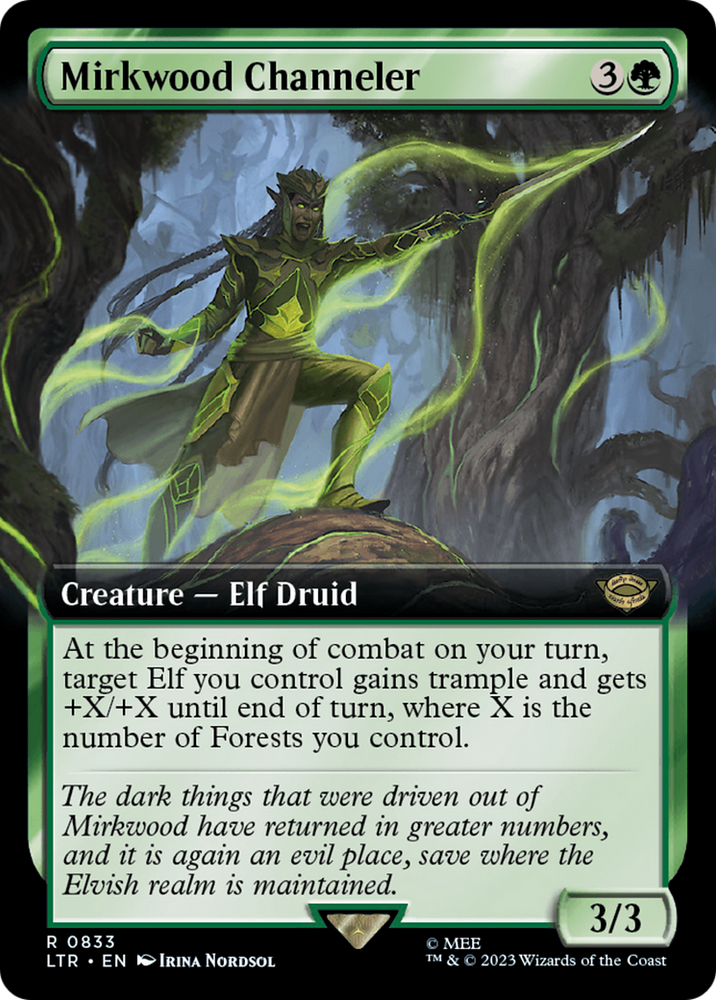 Mirkwood Channeler (Extended Art) [The Lord of the Rings: Tales of Middle-Earth] - PokeCharles PokeStore