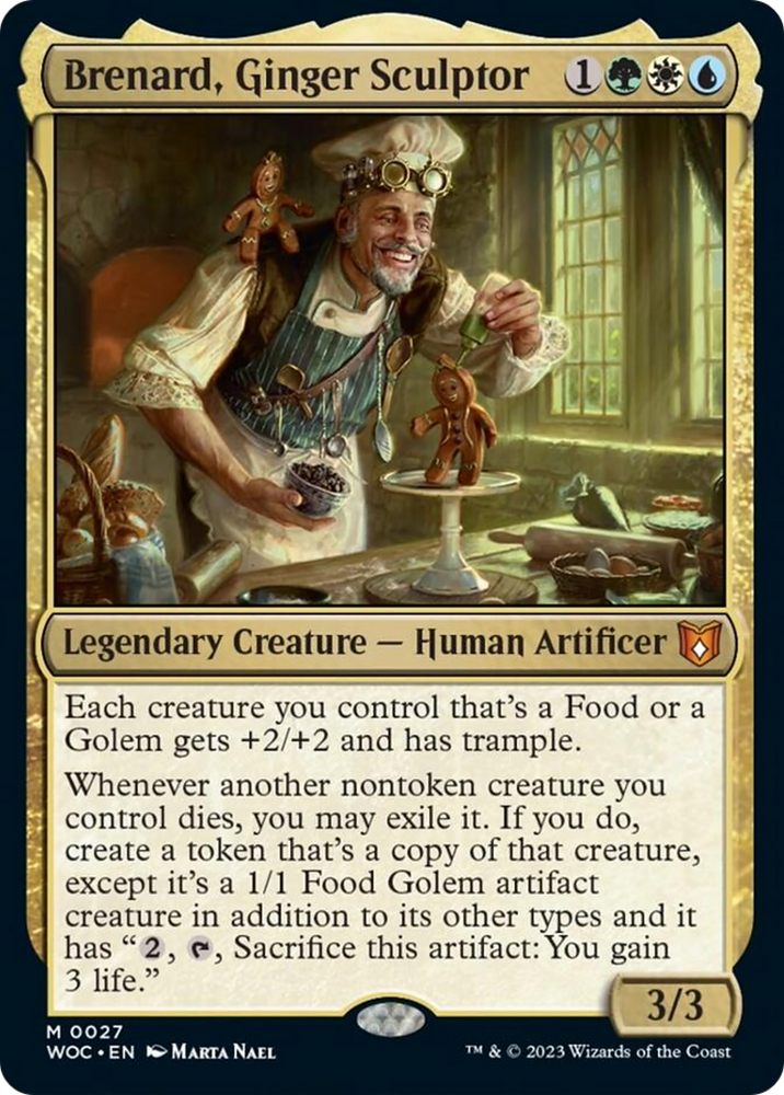 Brenard, Ginger Sculptor [Wilds of Eldraine Commander] - PokeCharles PokeStore