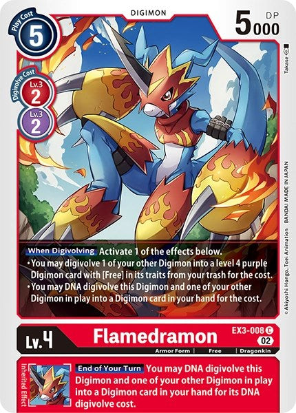 Flamedramon [EX3-008] [Revision Pack Cards] - PokeCharles PokeStore