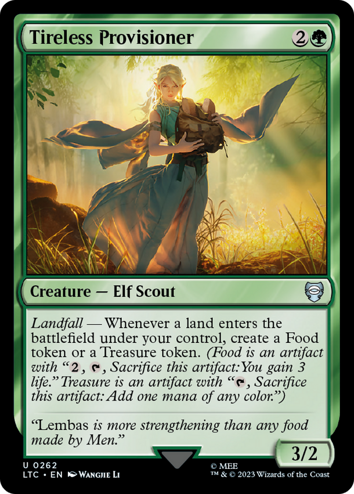 Tireless Provisioner [The Lord of the Rings: Tales of Middle-Earth Commander] - PokeCharles PokeStore