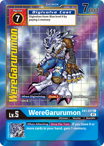 WereGarurumon [EX1-017] (Alternate Art) [Classic Collection] - PokeCharles PokeStore