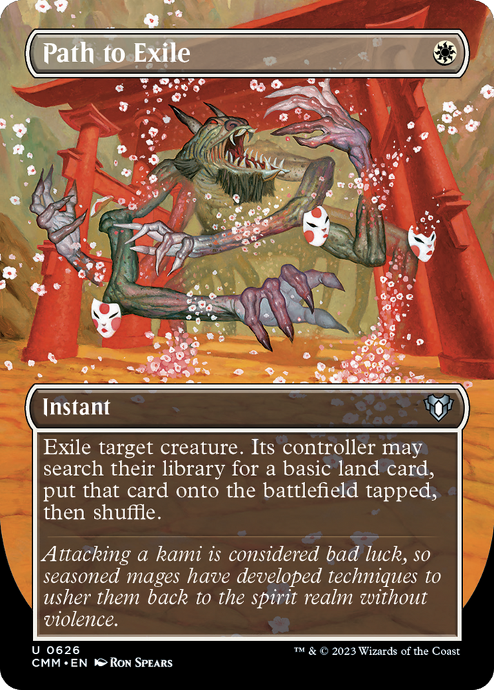 Path to Exile (Borderless Alternate Art) [Commander Masters] - PokeCharles PokeStore