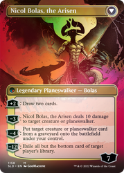 Nicol Bolas, the Ravager // Nicol Bolas, the Arisen (Borderless) [Secret Lair: From Cute to Brute] - PokeCharles PokeStore
