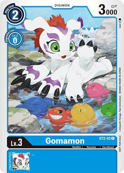 Gomamon [ST2-02] (Official Tournament Pack Vol.3) [Starter Deck: Cocytus Blue Promos] - PokeCharles PokeStore
