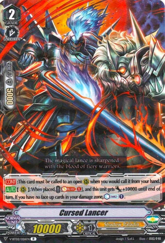 Cursed Lancer (V-BT02/026EN) [Strongest! Team AL4] - PokeCharles PokeStore
