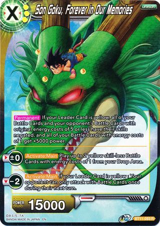 Son Goku, Forever in Our Memories (BT11-093) [Vermilion Bloodline 2nd Edition] - PokeCharles PokeStore