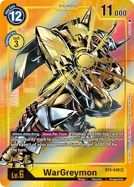 WarGreymon [BT4-048] (Alternate Art) [Great Legend] - PokeCharles PokeStore