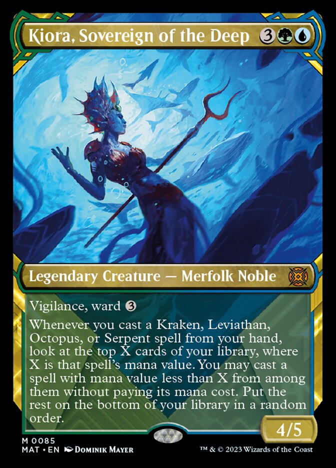 Kiora, Sovereign of the Deep (Showcase) [March of the Machine: The Aftermath] - PokeCharles PokeStore