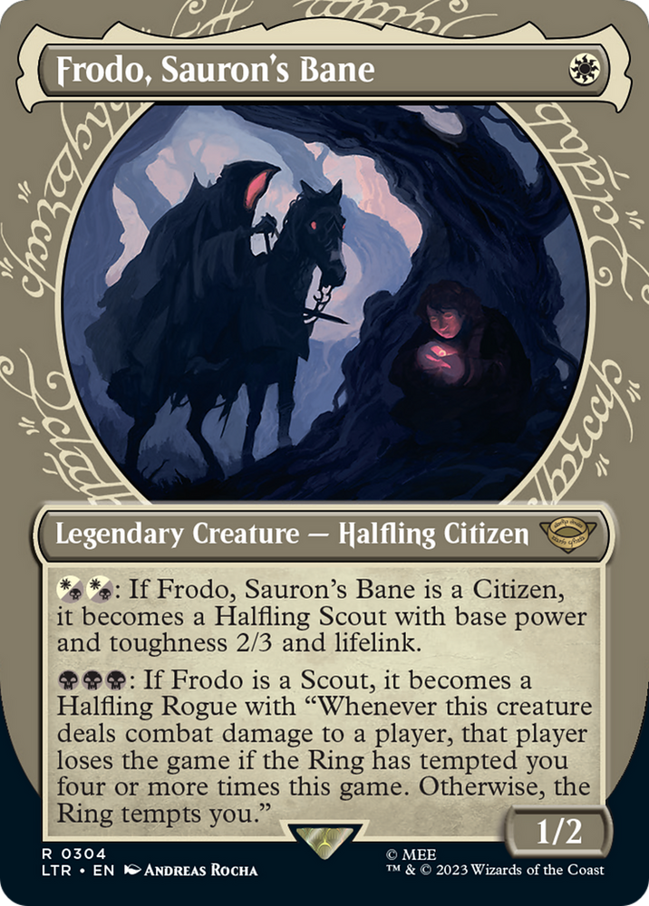 Frodo, Sauron's Bane (Showcase Ring Frame) [The Lord of the Rings: Tales of Middle-Earth] - PokeCharles PokeStore