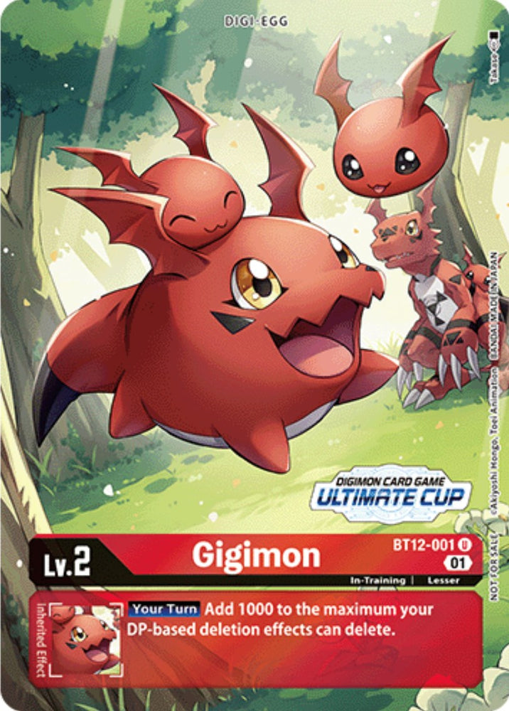 Gigimon [BT12-001] (Ultimate Cup) [Across Time Promos] - PokeCharles PokeStore