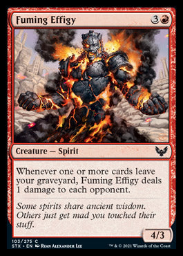 Fuming Effigy [Strixhaven: School of Mages] - PokeCharles PokeStore