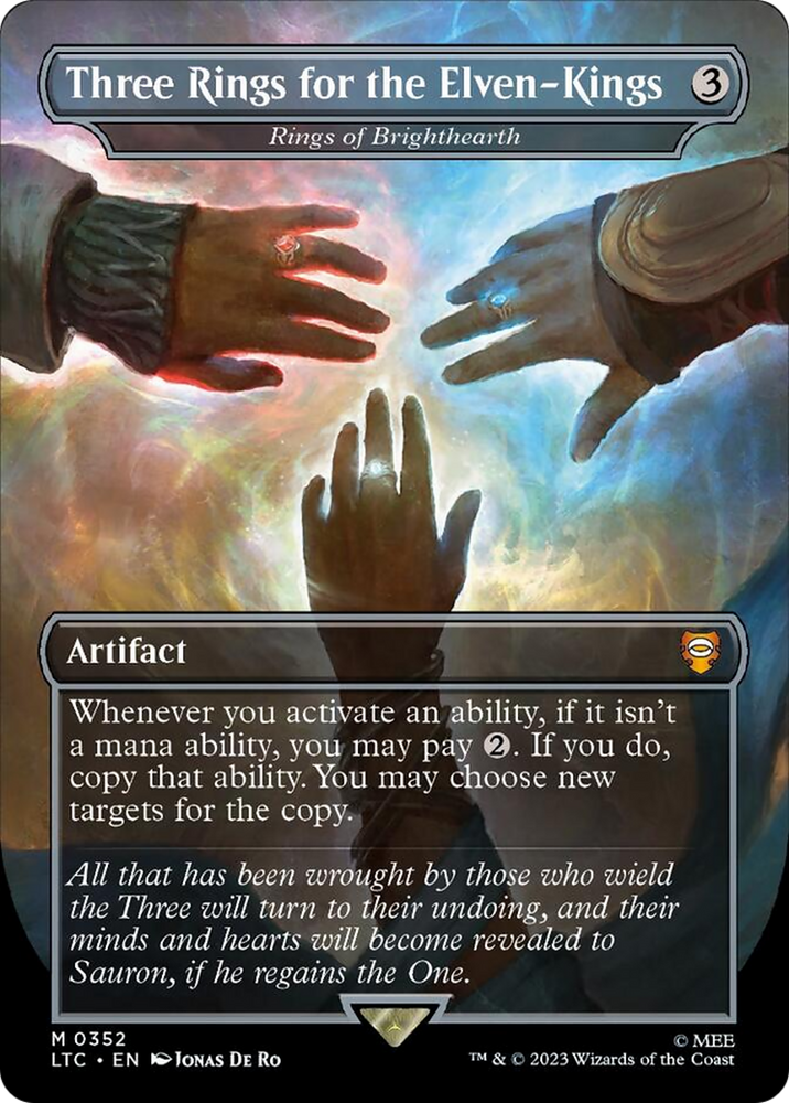 Three Rings for the Elven-Kings - Rings of Brighthearth [The Lord of the Rings: Tales of Middle-Earth Commander] - PokeCharles PokeStore