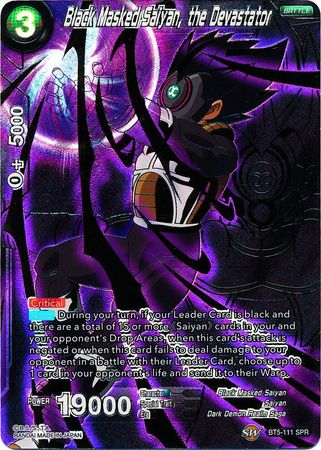 Black Masked Saiyan, the Devastator (SPR) (BT5-111) [Miraculous Revival] - PokeCharles PokeStore