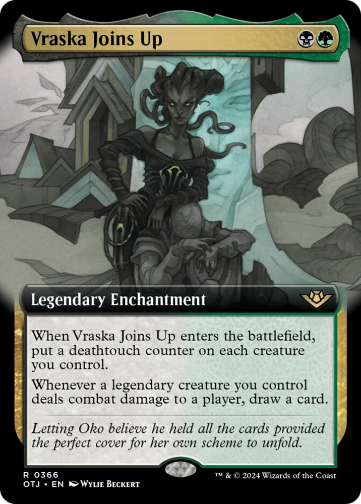 Vraska Joins Up (Extended Art) [Outlaws of Thunder Junction] - PokeCharles PokeStore