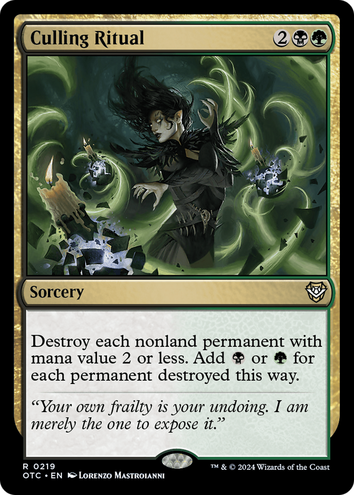 Culling Ritual [Outlaws of Thunder Junction Commander] - PokeCharles PokeStore