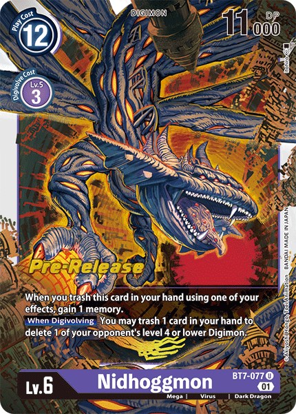 Nidhoggmon [BT7-077] [Next Adventure Pre-Release Cards] - PokeCharles PokeStore
