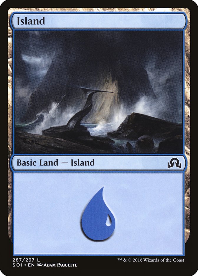 Island (287) [Shadows over Innistrad] - PokeCharles PokeStore