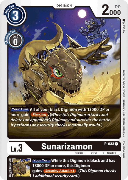 Sunarizamon [P-033] [Promotional Cards] - PokeCharles PokeStore
