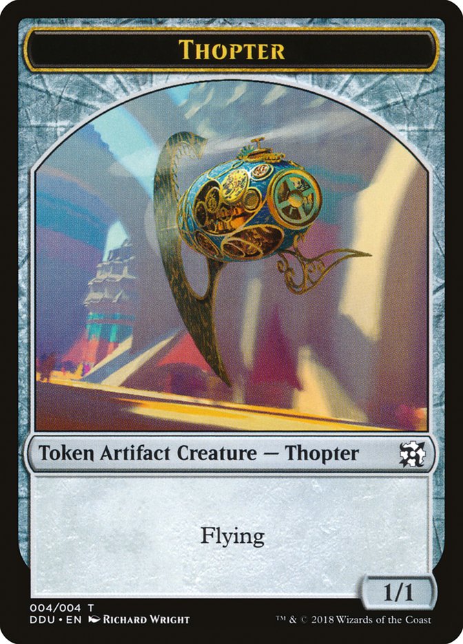 Thopter Token (004/004) [Duel Decks: Elves vs. Inventors Tokens] - PokeCharles PokeStore