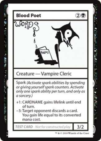 Blood Poet (2021 Edition) [Mystery Booster Playtest Cards] - PokeCharles PokeStore