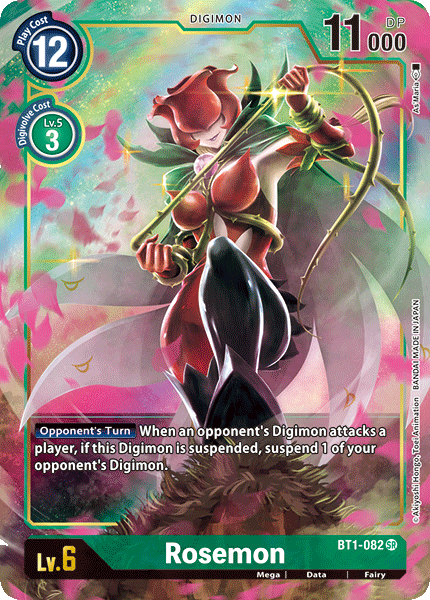 Rosemon [BT1-082] (Alternate Art) [Release Special Booster Ver.1.0] - PokeCharles PokeStore