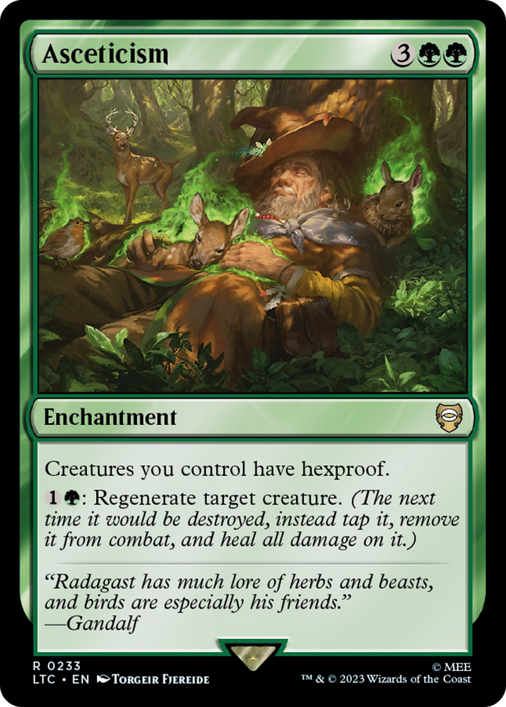 Asceticism [The Lord of the Rings: Tales of Middle-Earth Commander] - PokeCharles PokeStore