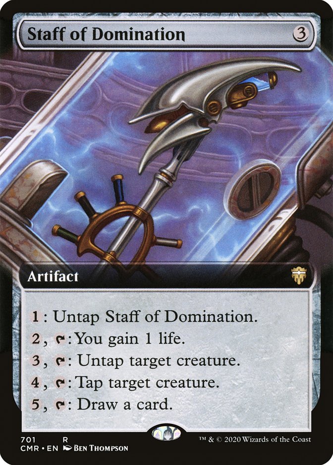 Staff of Domination (Extended Art) [Commander Legends] - PokeCharles PokeStore