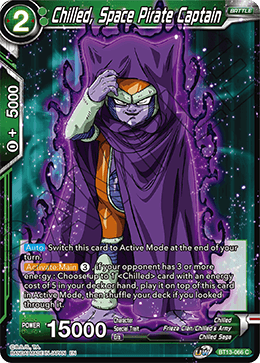 Chilled, Space Pirate Captain (Common) (BT13-066) [Supreme Rivalry] - PokeCharles PokeStore