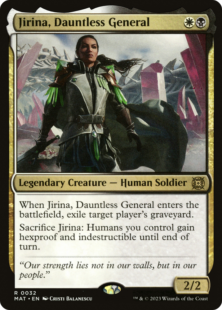 Jirina, Dauntless General [March of the Machine: The Aftermath] - PokeCharles PokeStore