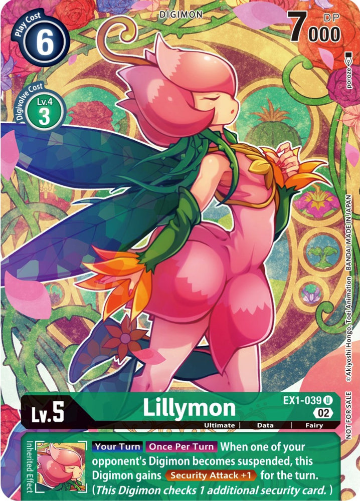 Lillymon [EX1-039] (Digimon Illustration Competition Promotion Pack) [Classic Collection Promos] - PokeCharles PokeStore