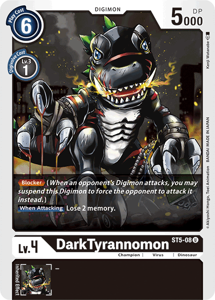 DarkTyrannomon [ST5-08] [Starter Deck: Machine Black] - PokeCharles PokeStore