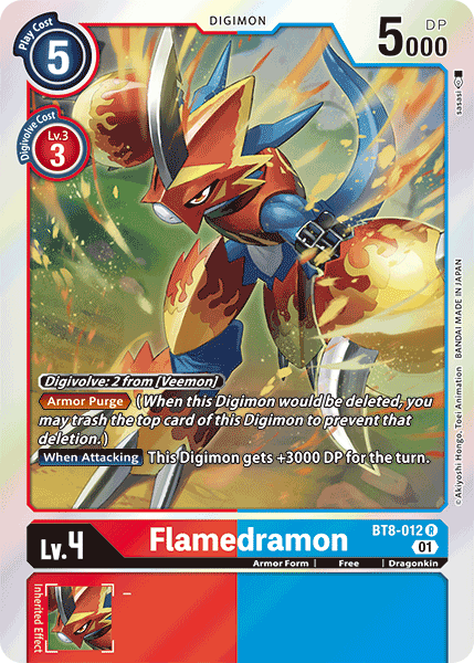 Flamedramon [BT8-012] [New Awakening] - PokeCharles PokeStore