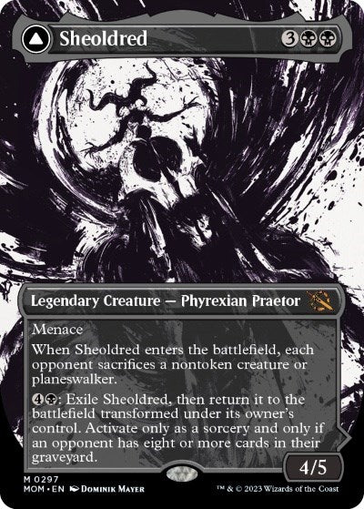 Sheoldred // The True Scriptures (Showcase Planar Booster Fun) [March of the Machine] - PokeCharles PokeStore