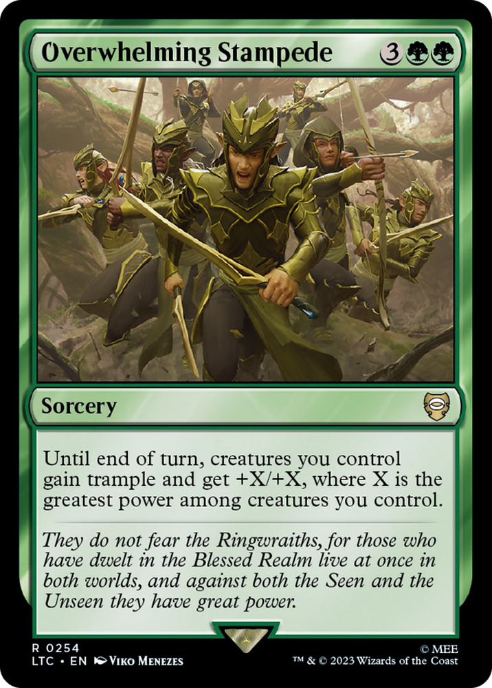 Overwhelming Stampede [The Lord of the Rings: Tales of Middle-Earth Commander] - PokeCharles PokeStore