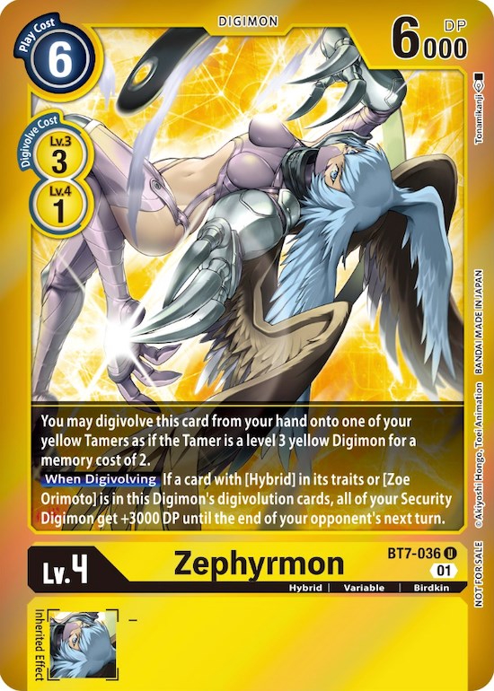 Zephyrmon [BT7-036] (Event Pack 3) [Next Adventure Promos] - PokeCharles PokeStore