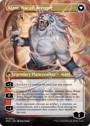 Ajani, Nacatl Pariah // Ajani, Nacatl Avenger (Borderless) [Modern Horizons 3] - PokeCharles PokeStore